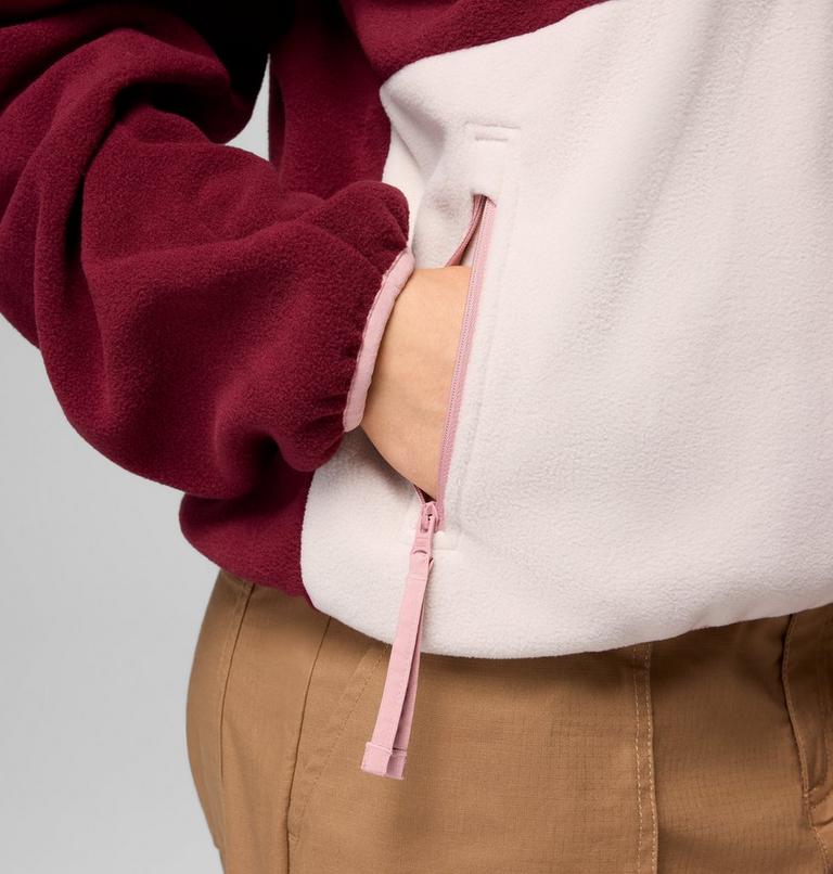Sequoia Grove 1/2 Zip Fleece, Color: Rich Wine, Dark Stone, Eraser Pink, image 6