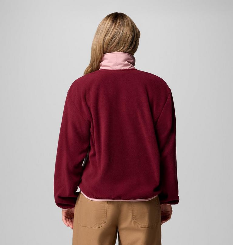 Sequoia Grove 1/2 Zip Fleece, Color: Rich Wine, Dark Stone, Eraser Pink, image 3