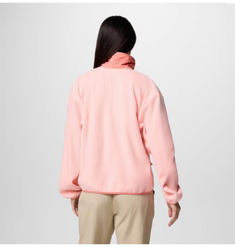 Sequoia Grove 1/2 Zip Fleece, Color: Pink Sand, Alpenglow, image 2