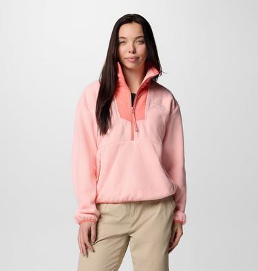 Sequoia Grove 1/2 Zip Fleece, Color: Pink Sand, Alpenglow, image 1