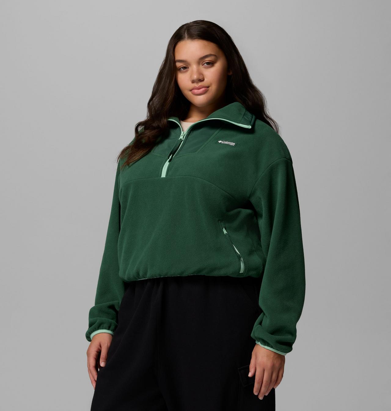Women's Sequoia Grove™ Half Zip Fleece - Plus Size | 375 | 1X 4