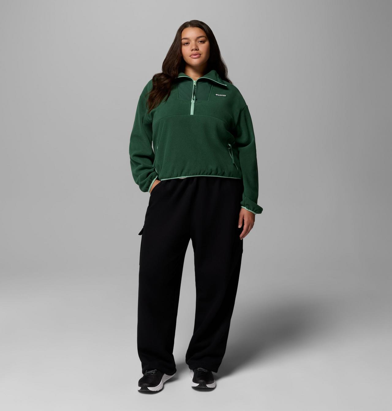 Women's Sequoia Grove™ Half Zip Fleece - Plus Size | 375 | 1X 2