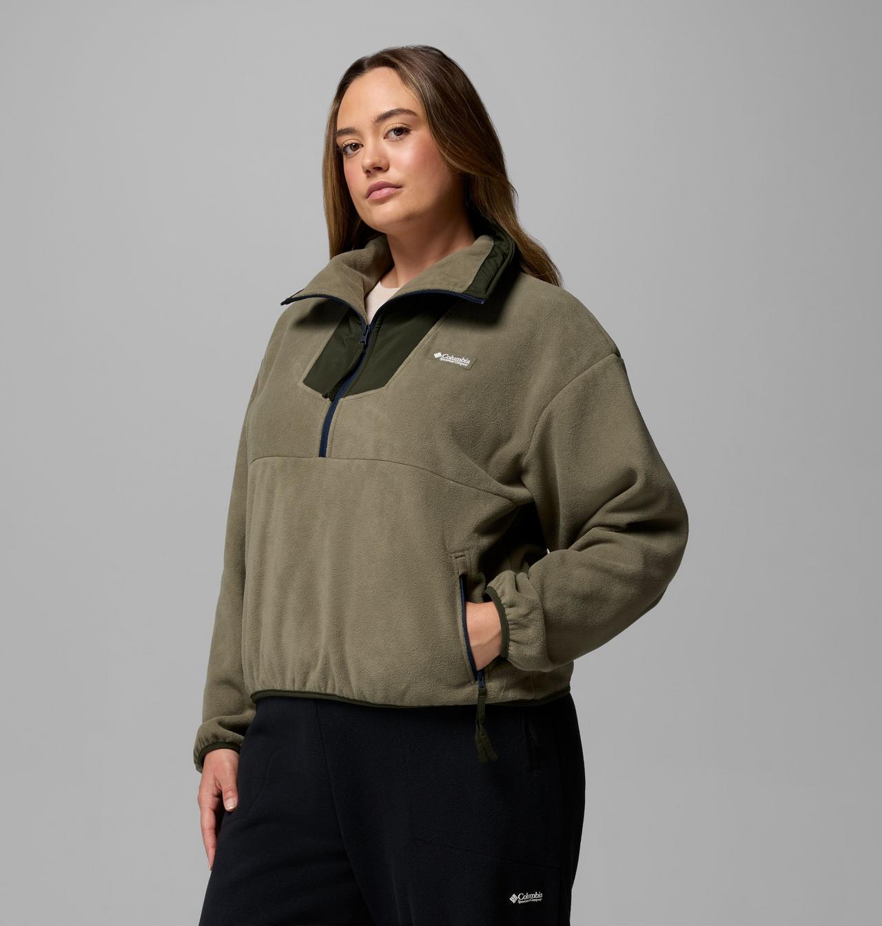 Women's Sequoia Grove™ Half Zip Fleece - Plus Size | 397 | 1X 4