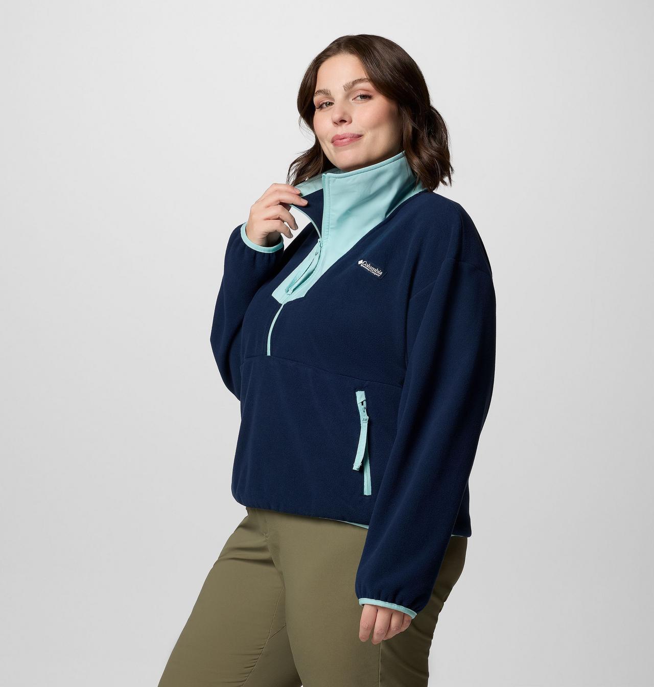 Women's Sequoia Grove™ Half Zip Fleece - Plus Size | 465 | 1X 3