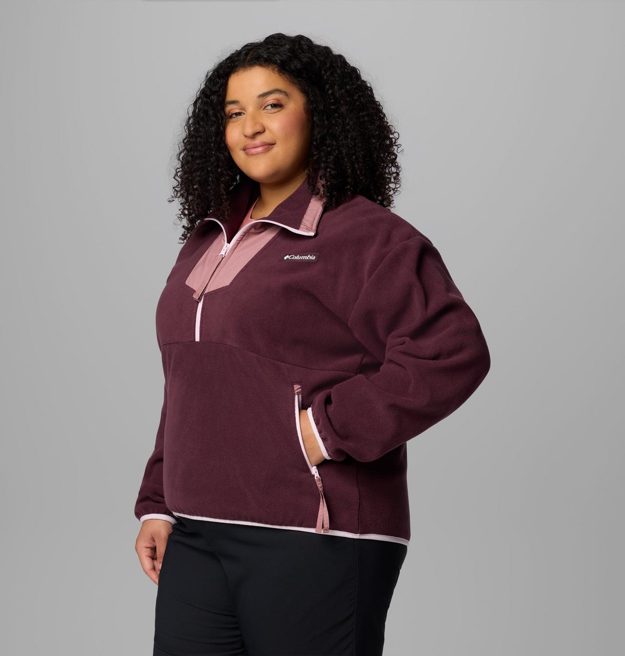 Women's Sequoia Grove™ Half Zip Fleece - Plus Size 4
