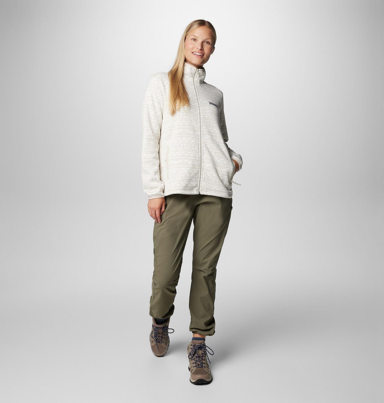 Women's Sweater Weather™ Printed Full Zip Jacket | 100 | XL 3