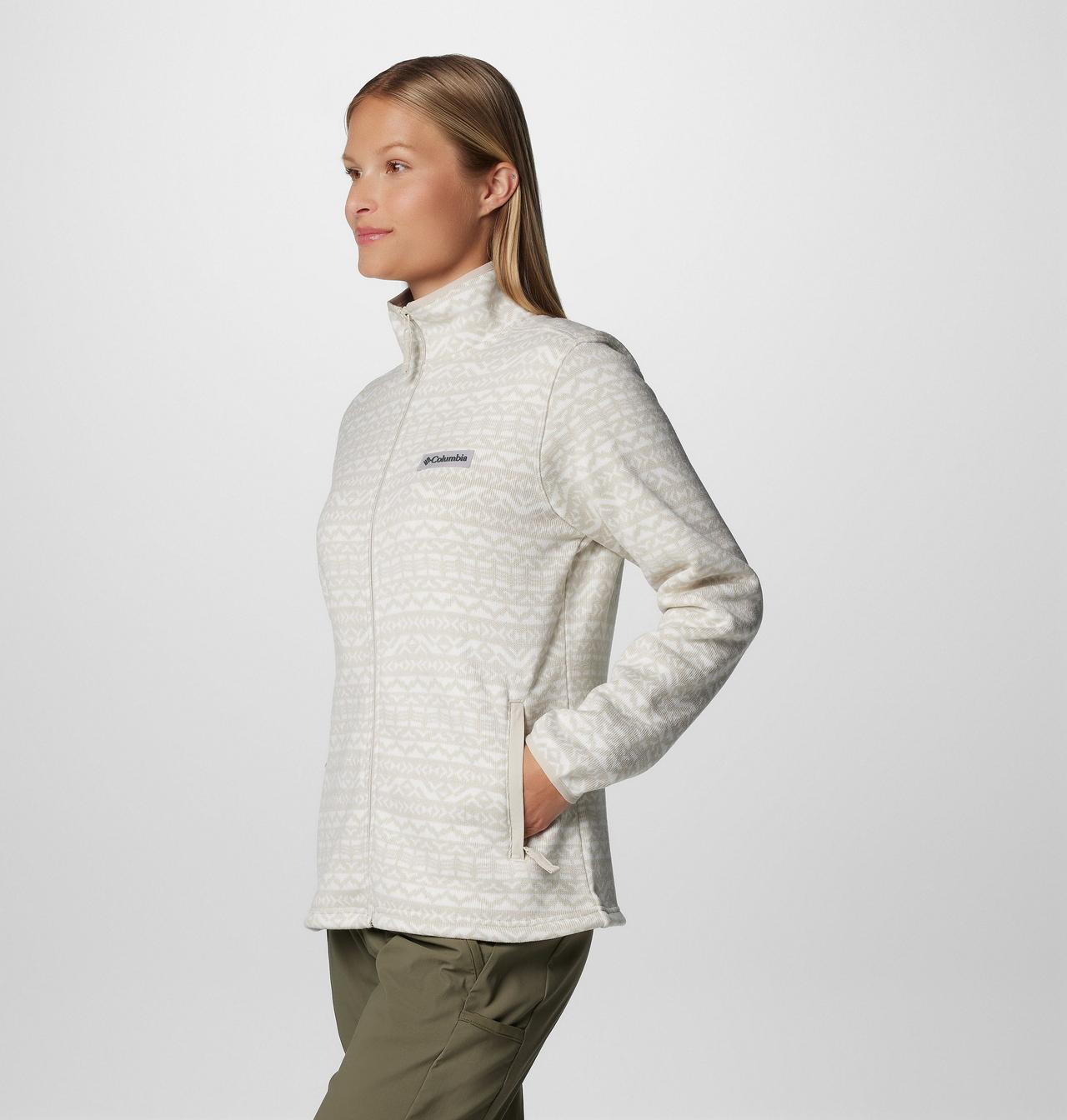 Women's Sweater Weather™ Printed Full Zip Jacket | 100 | XL 4