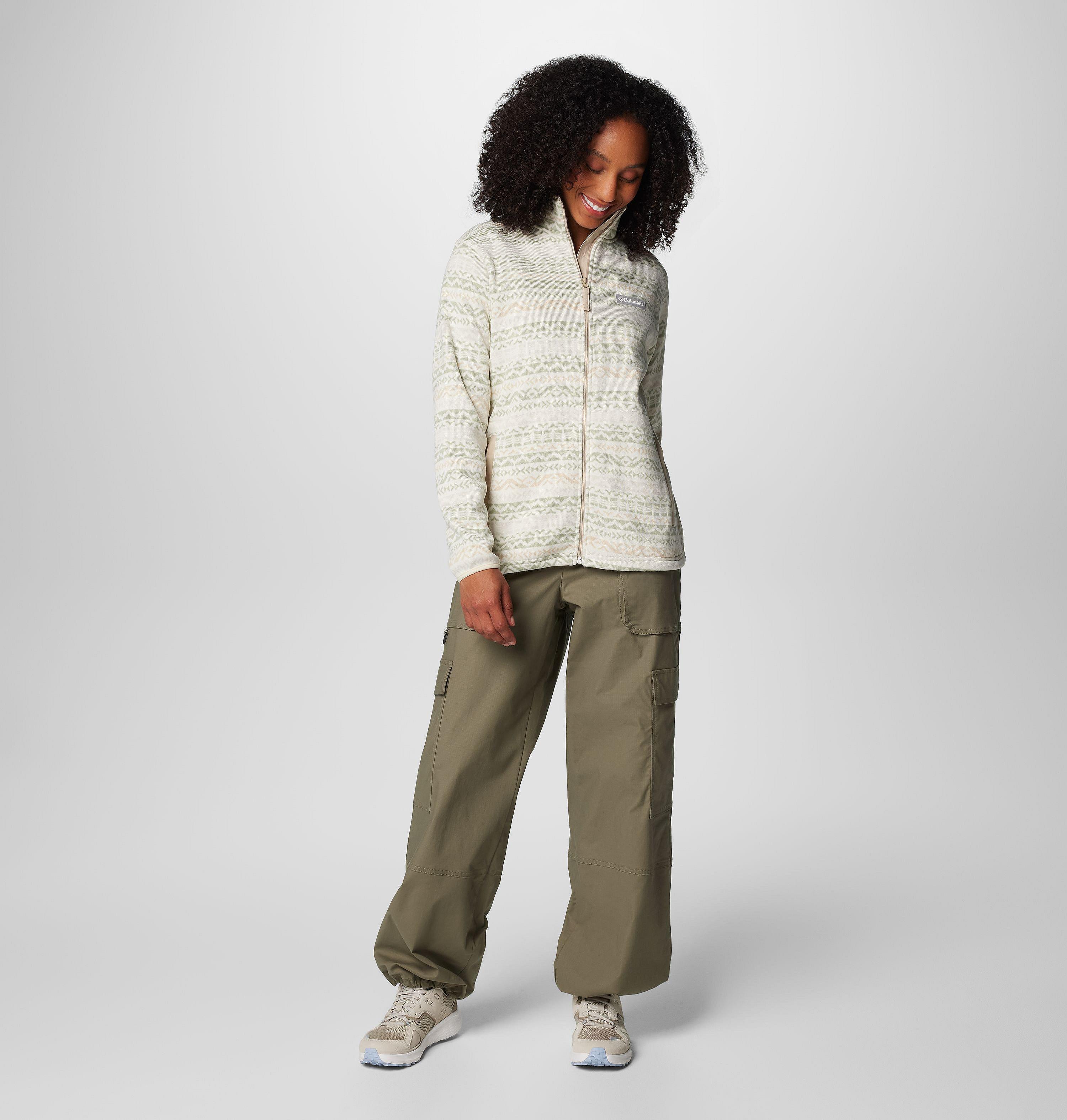 Women's Sweater Weather Printed Full Zip Jacket 3
