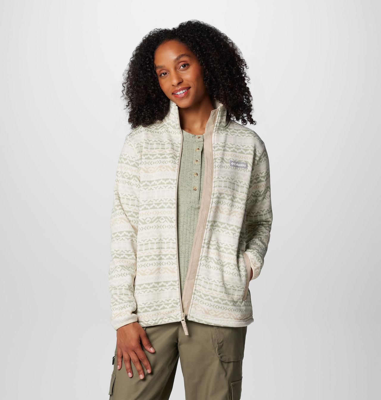 Women's Sweater Weather™ Printed Full Zip Jacket 7