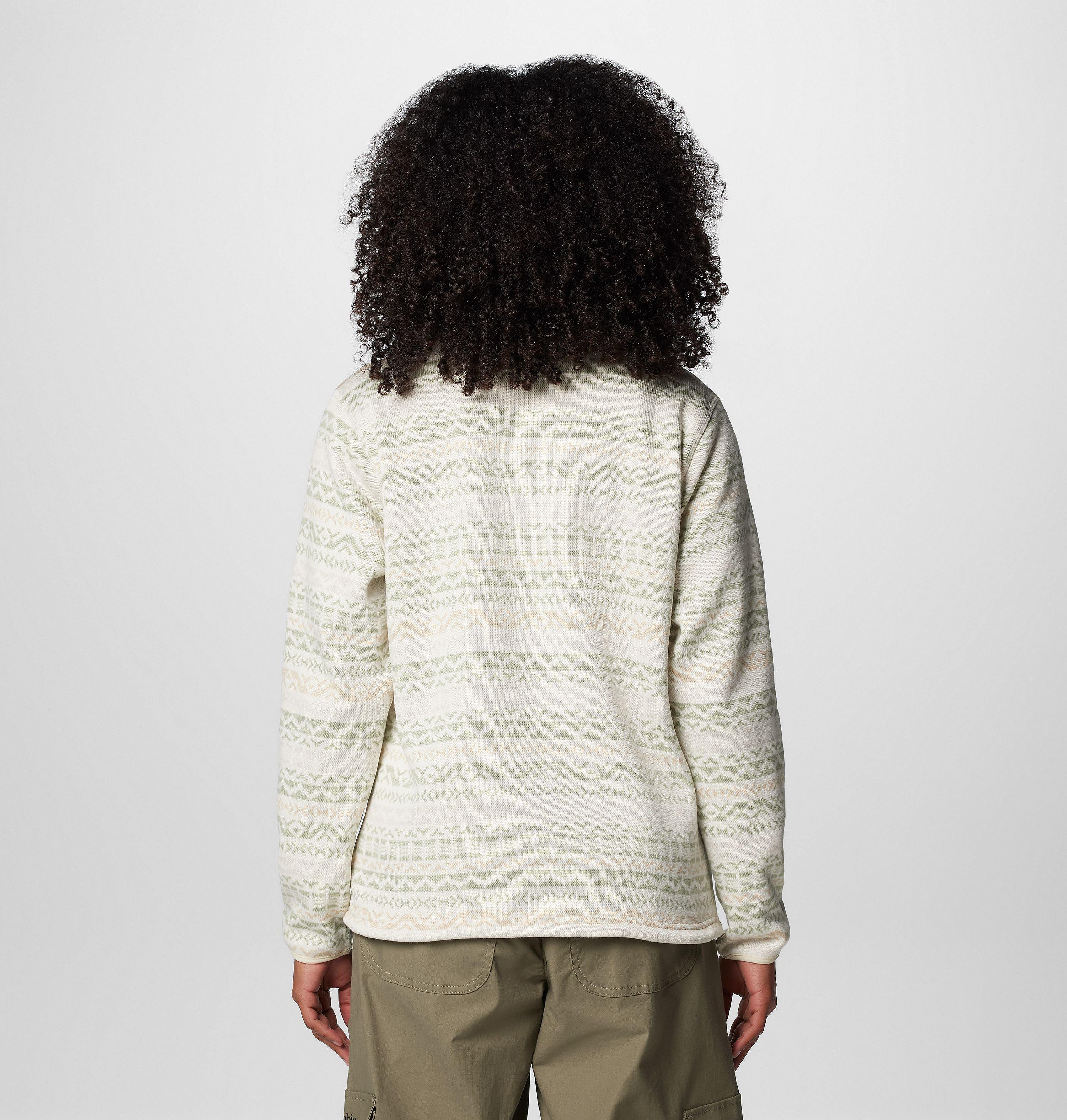 Women's Sweater Weather Printed Full Zip Jacket 2