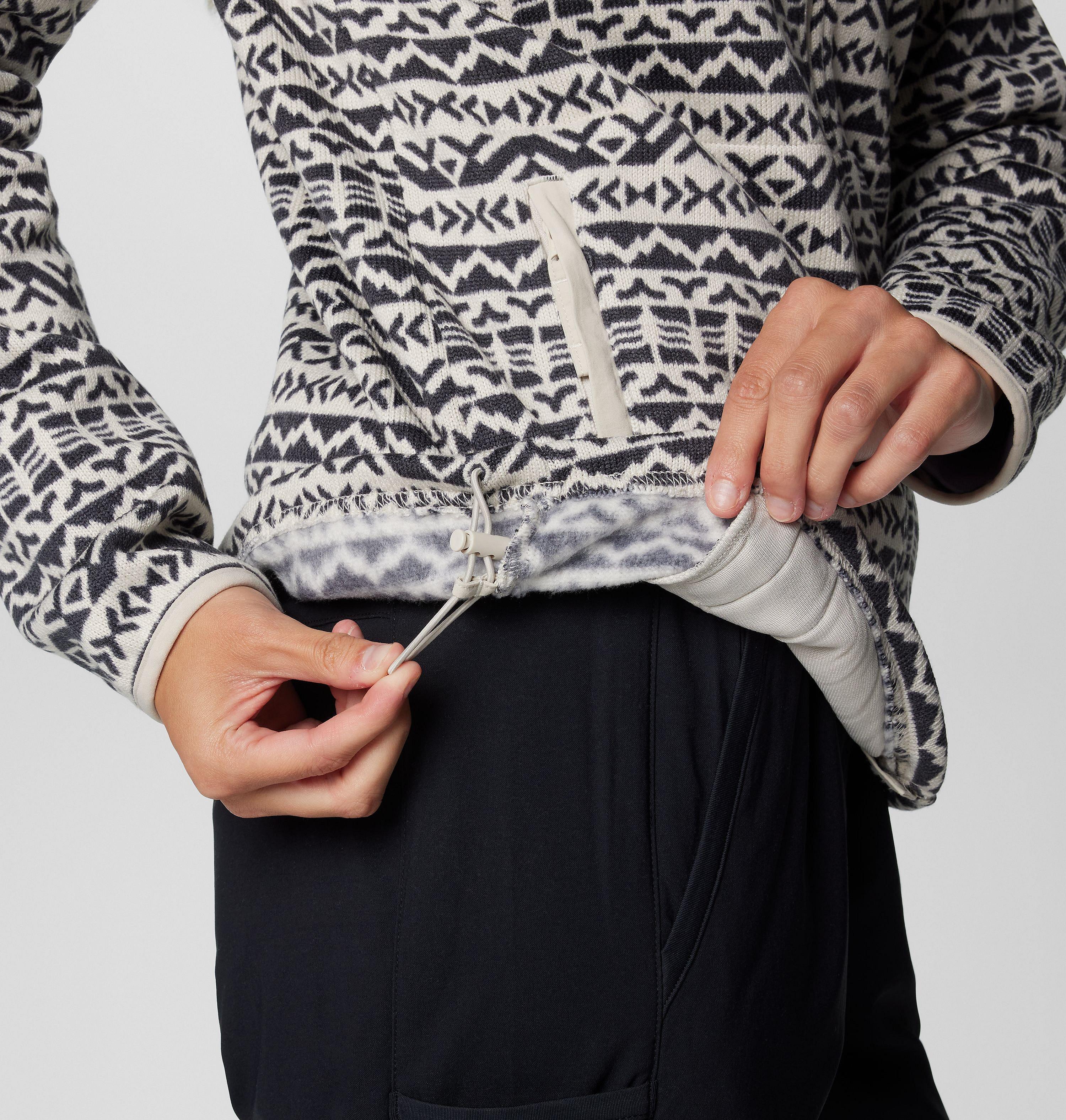 Women's Sweater Weather Printed Full Zip Jacket 6