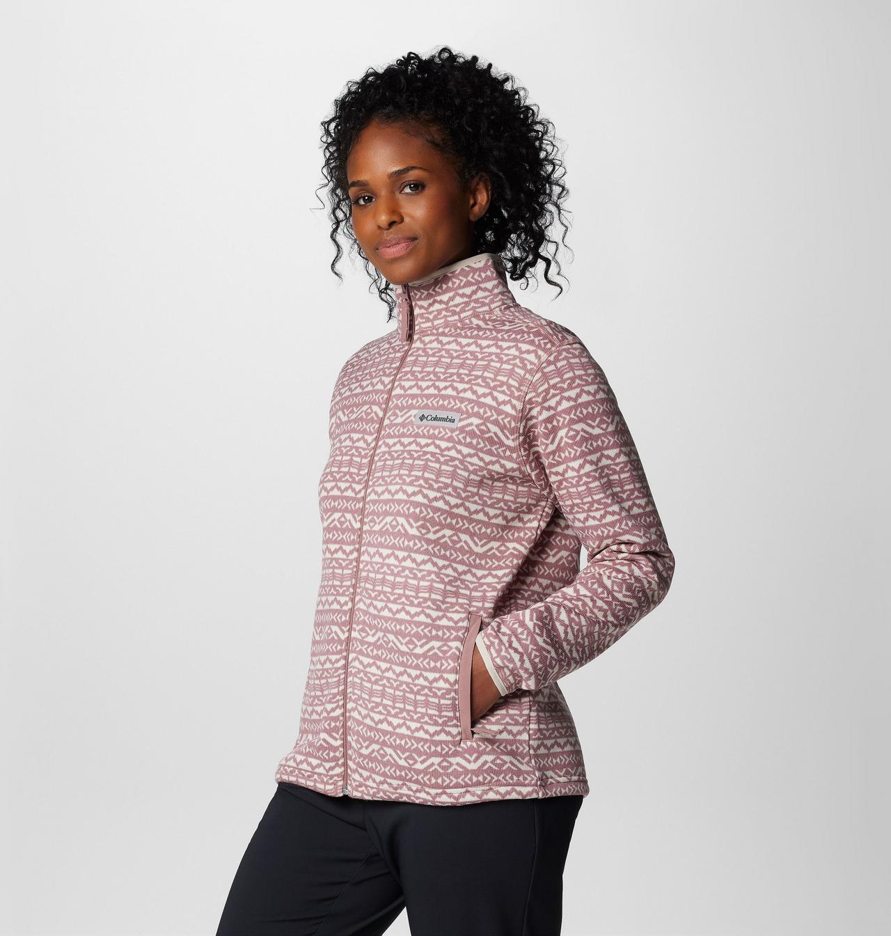 Women's Sweater Weather™ Printed Full Zip Jacket 4