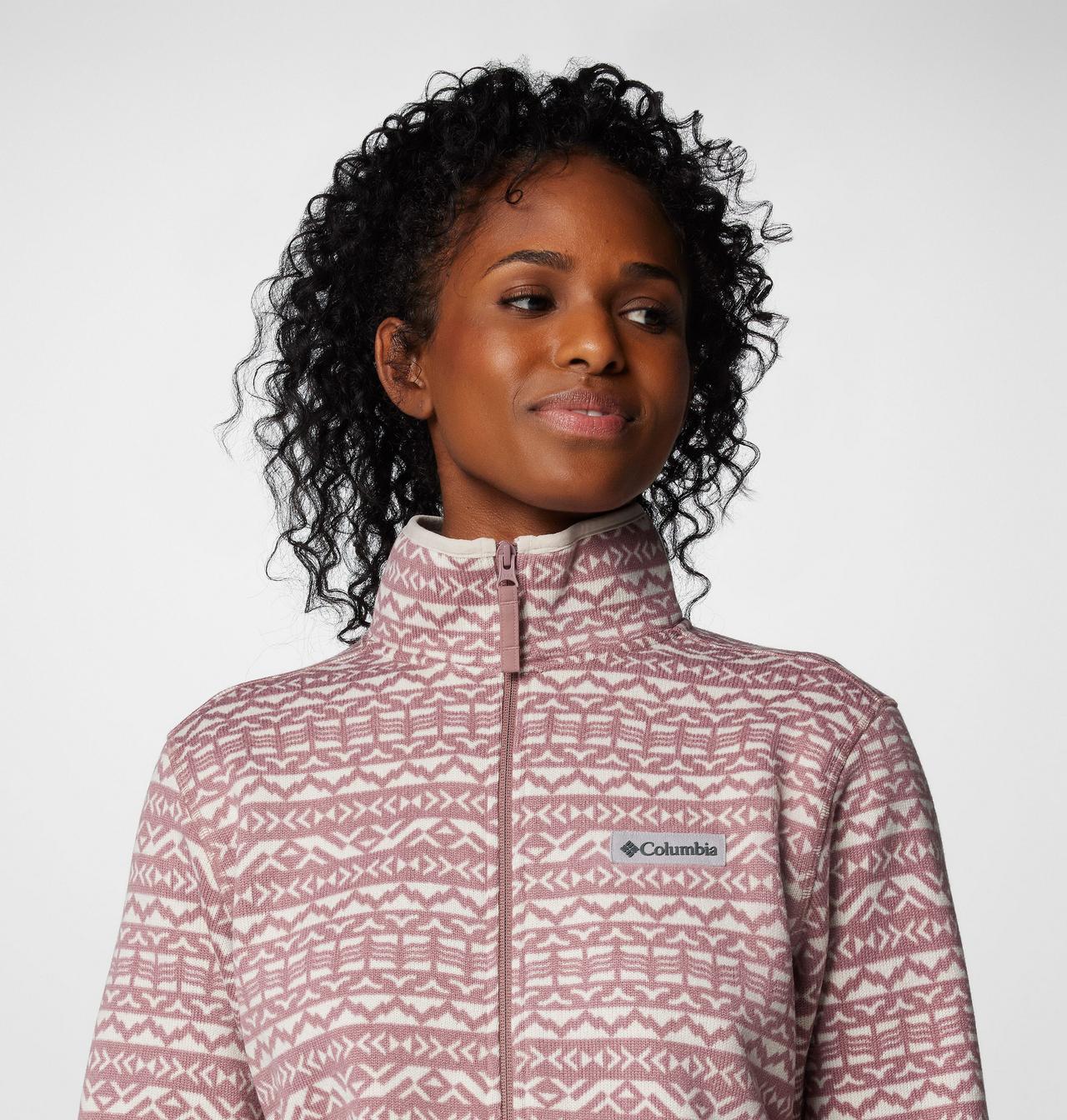 Women's Sweater Weather™ Printed Full Zip Jacket 5
