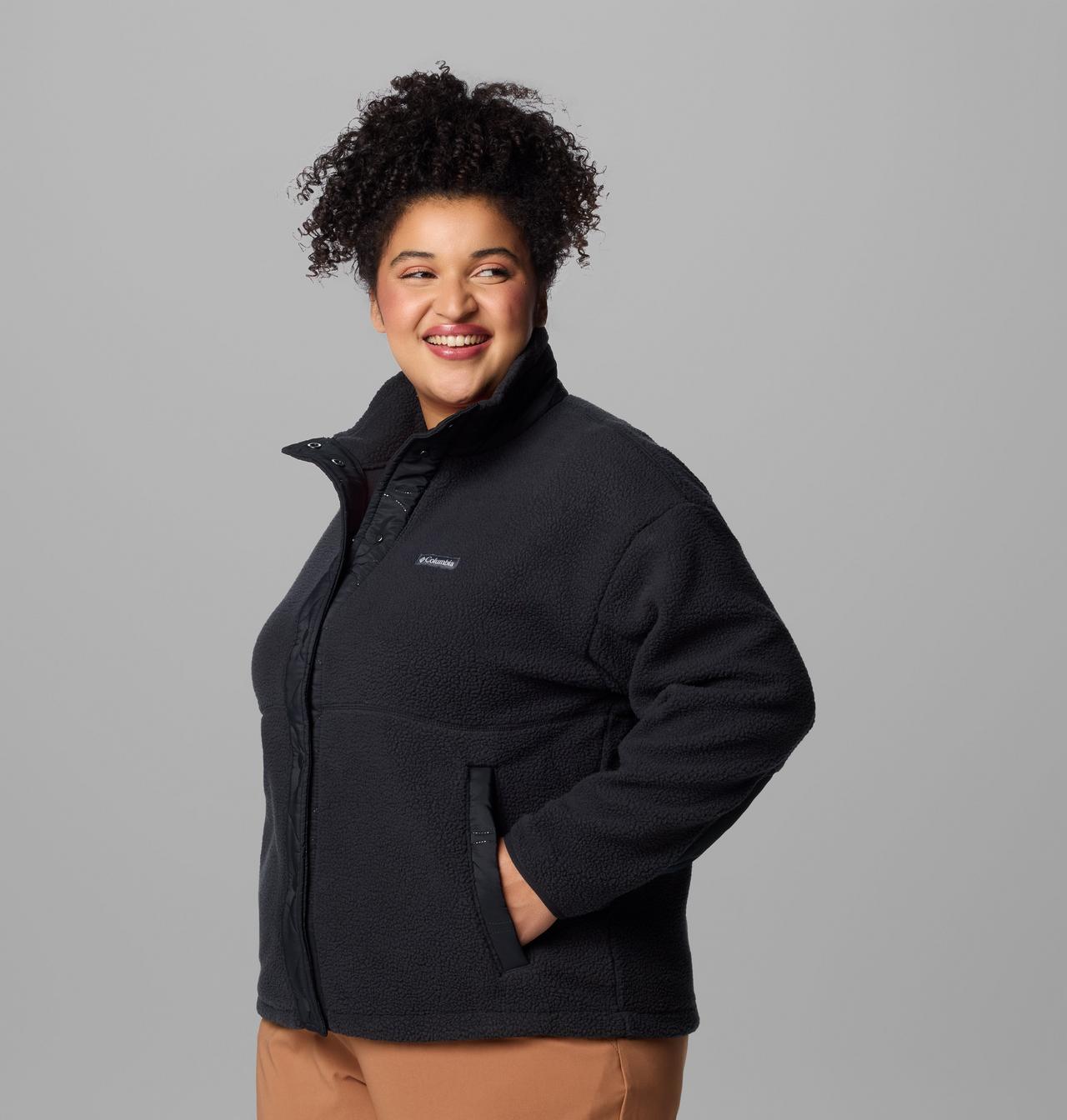Women's Cloud Point™ Snap Fleece Jacket - Plus Size 4