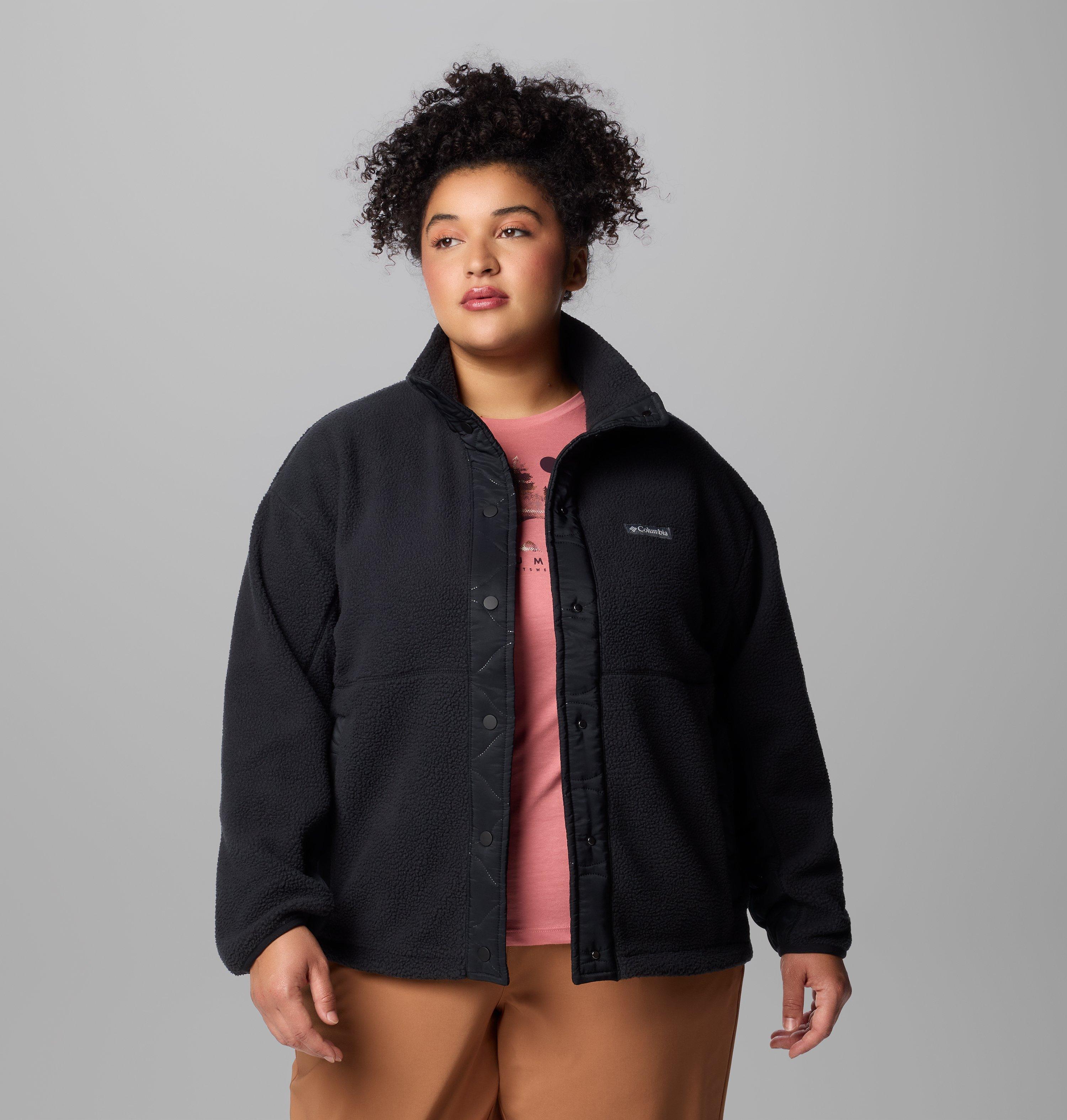 Columbia Women's Cloud Point  Snap Fleece Jacket - Plus Size-