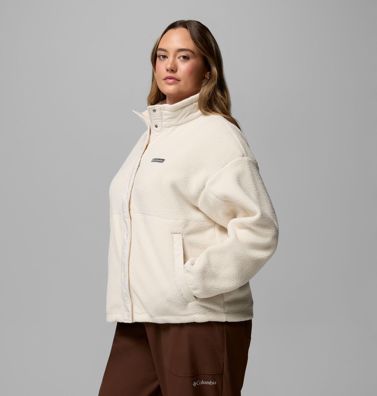 Women's Cloud Point™ Snap Fleece Jacket - Plus Size | 191 | 3X 4