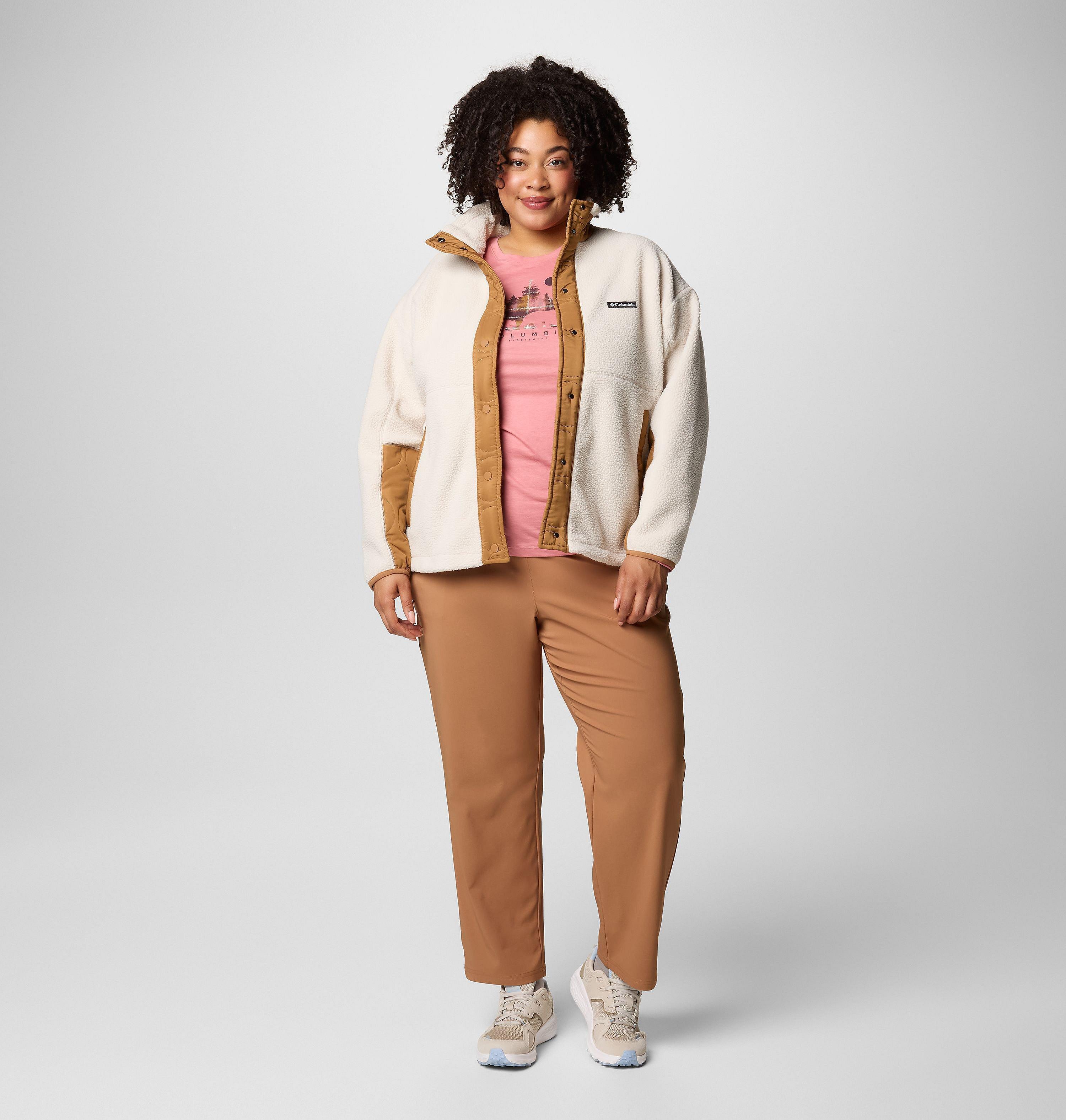 Women's Cloud Point Snap Fleece Jacket - Plus Size 3