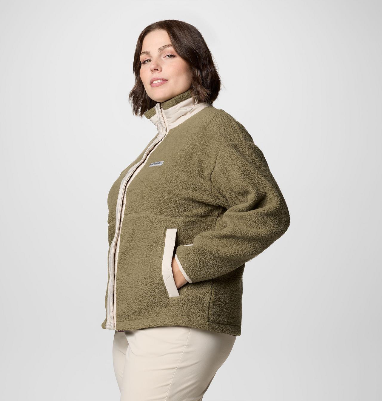 Women's Cloud Point™ Snap Fleece Jacket - Plus Size 4