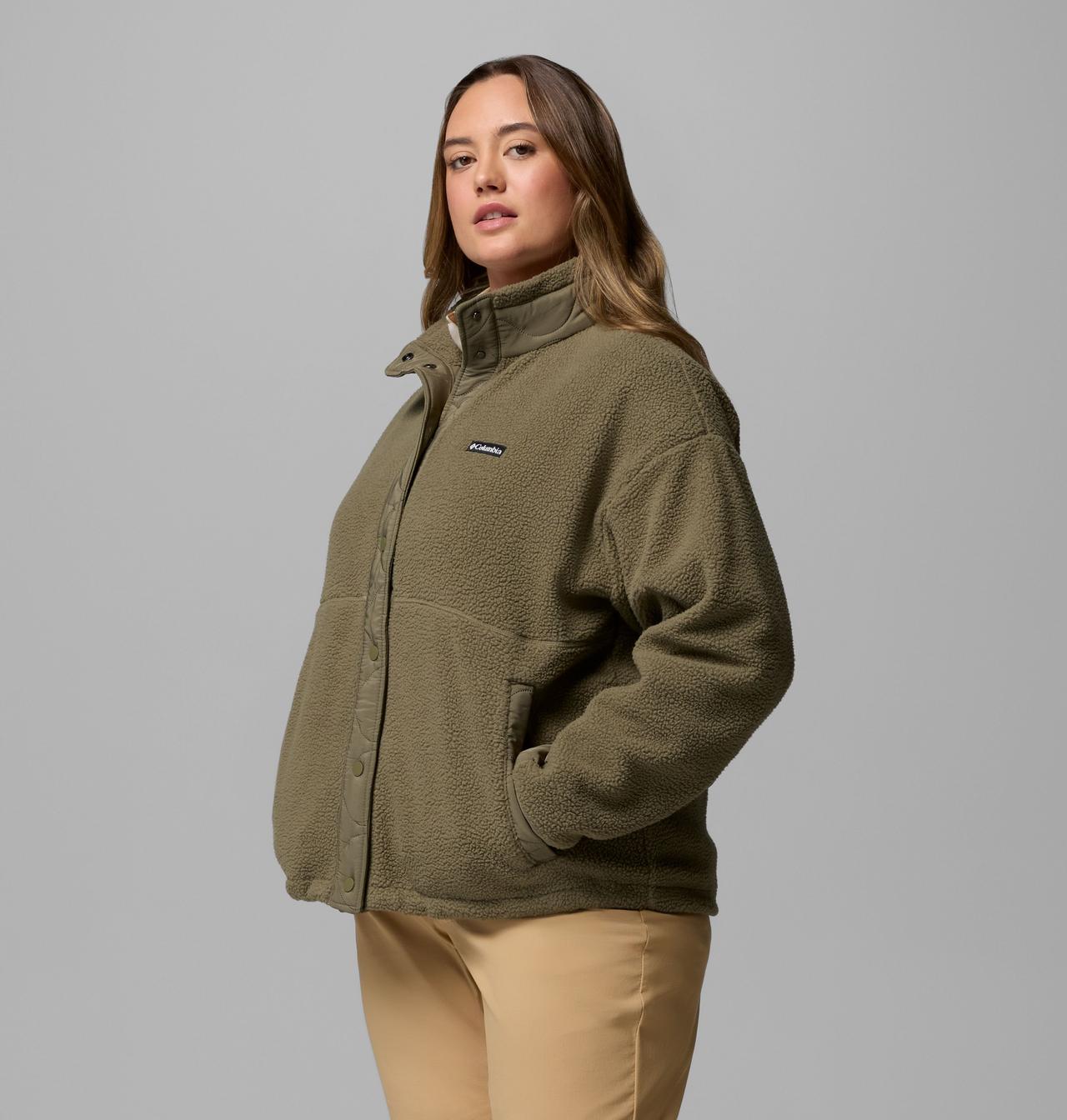 Women's Cloud Point™ Snap Fleece Jacket - Plus Size 4