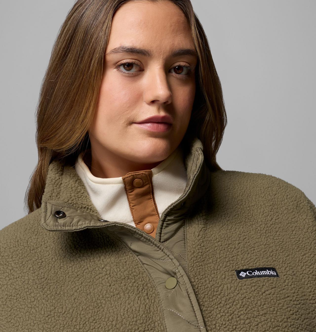 Women's Cloud Point™ Snap Fleece Jacket - Plus Size 6