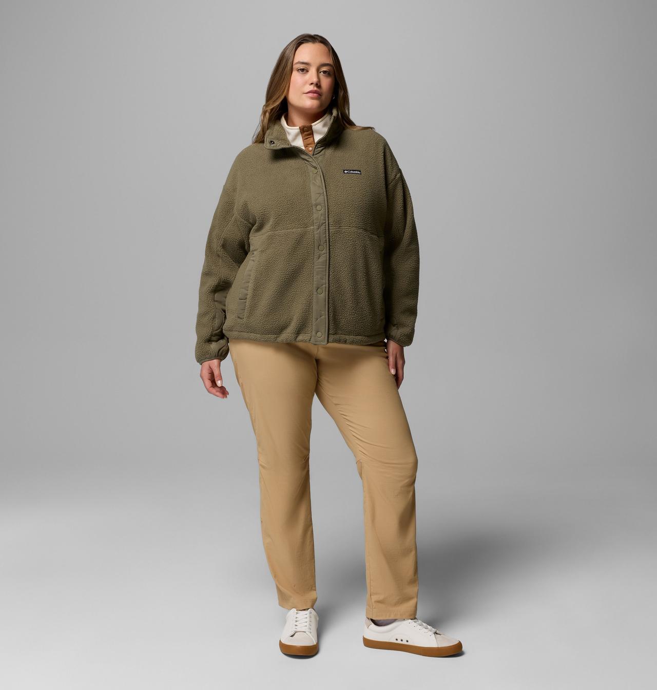 Women's Cloud Point™ Snap Fleece Jacket - Plus Size 2