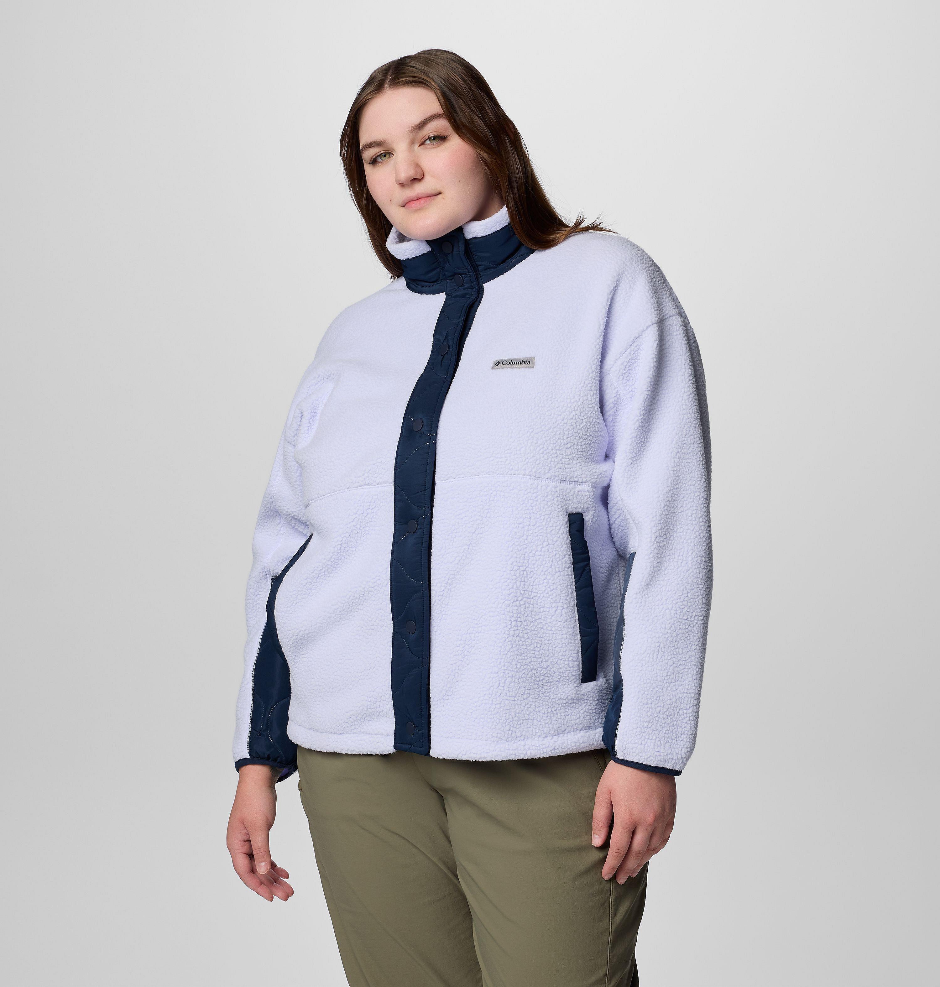 Women's Cloud Point Snap Fleece Jacket - Plus Size 4