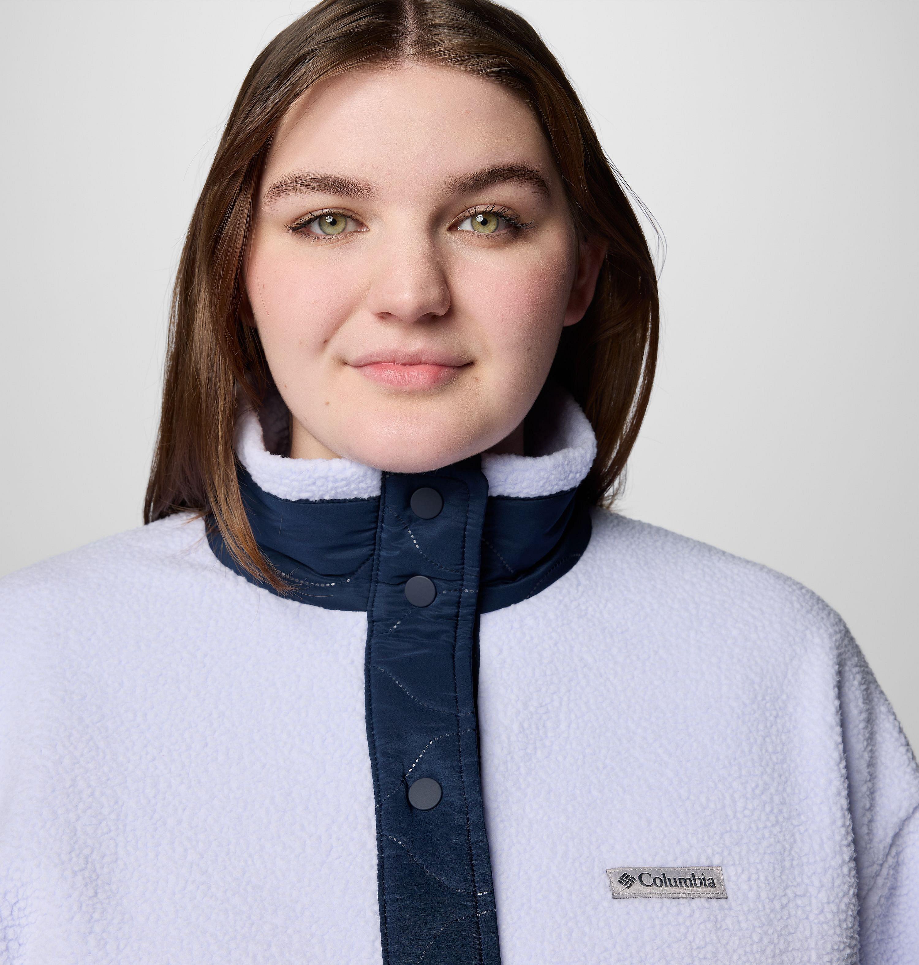 Women's Cloud Point Snap Fleece Jacket - Plus Size 5