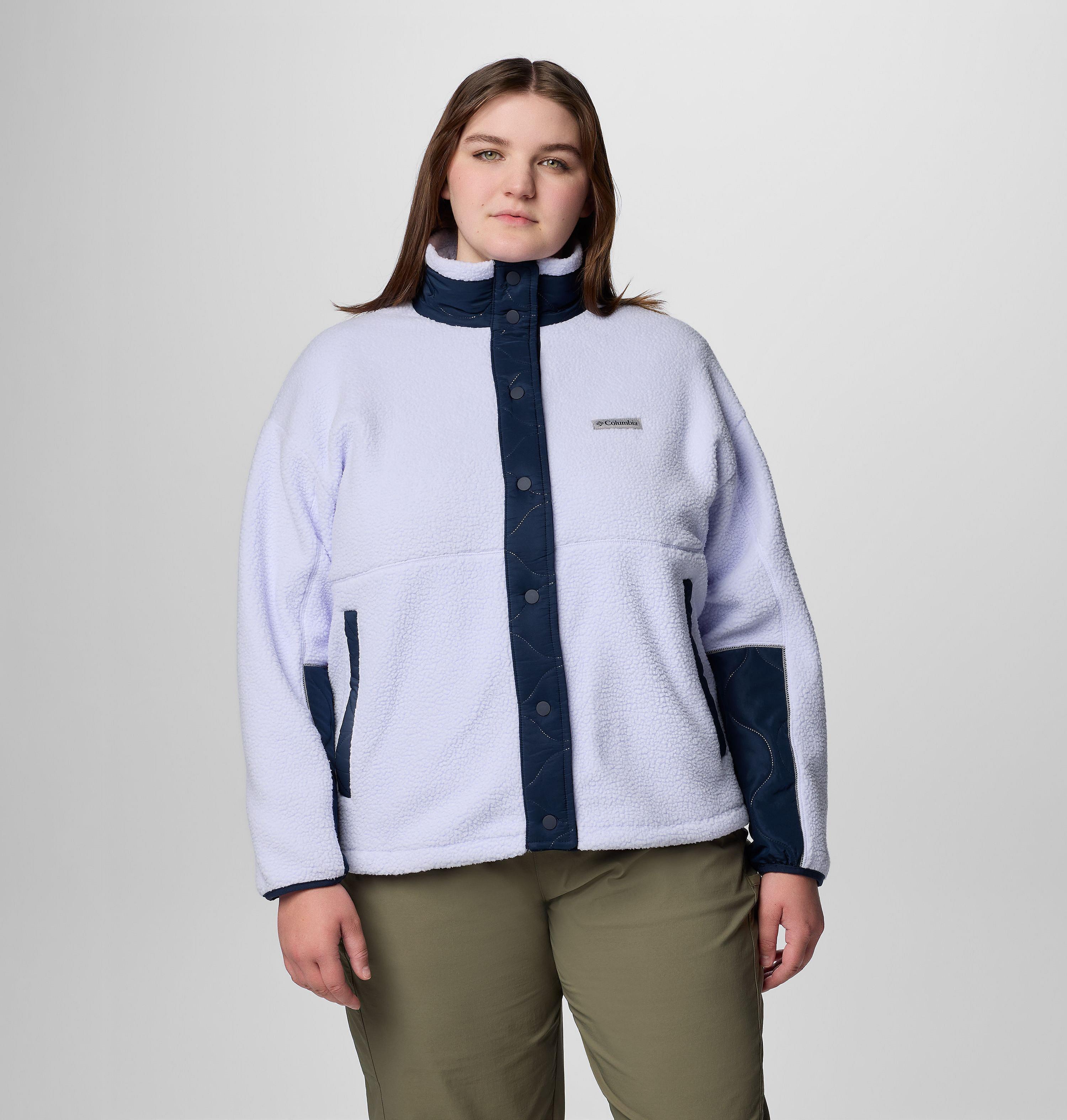 Women's Cloud Point Snap Fleece Jacket - Plus Size | Columbia