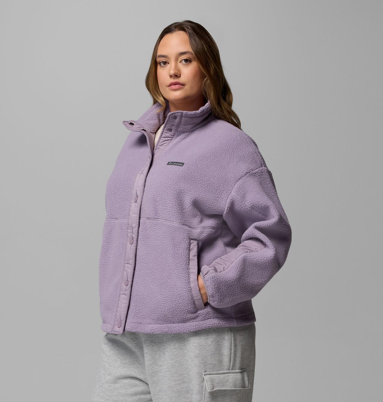 Women's Cloud Point™ Snap Fleece Jacket - Plus Size | 554 | 2X 4
