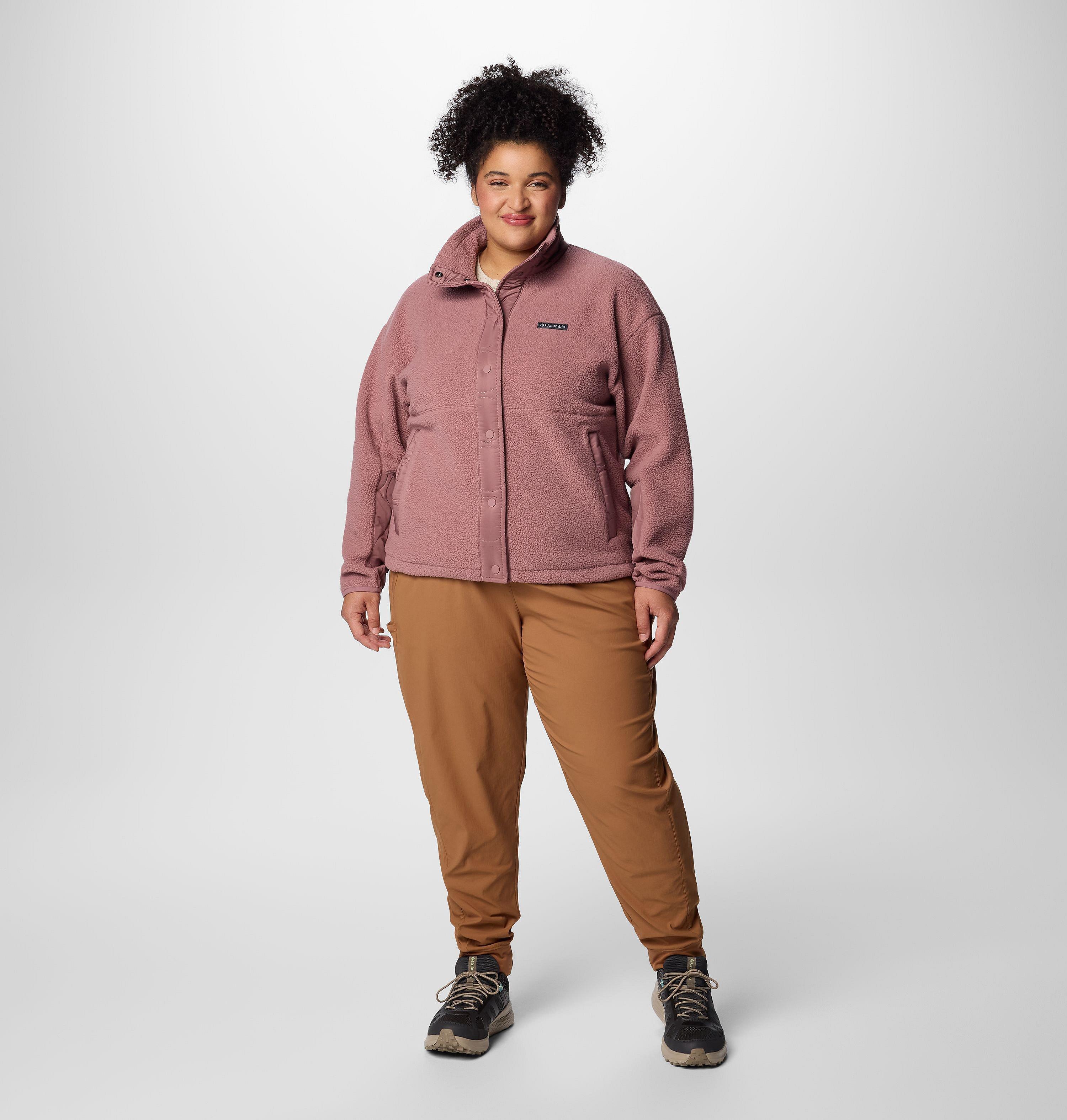 Women's Cloud Point Snap Fleece Jacket - Plus Size 3