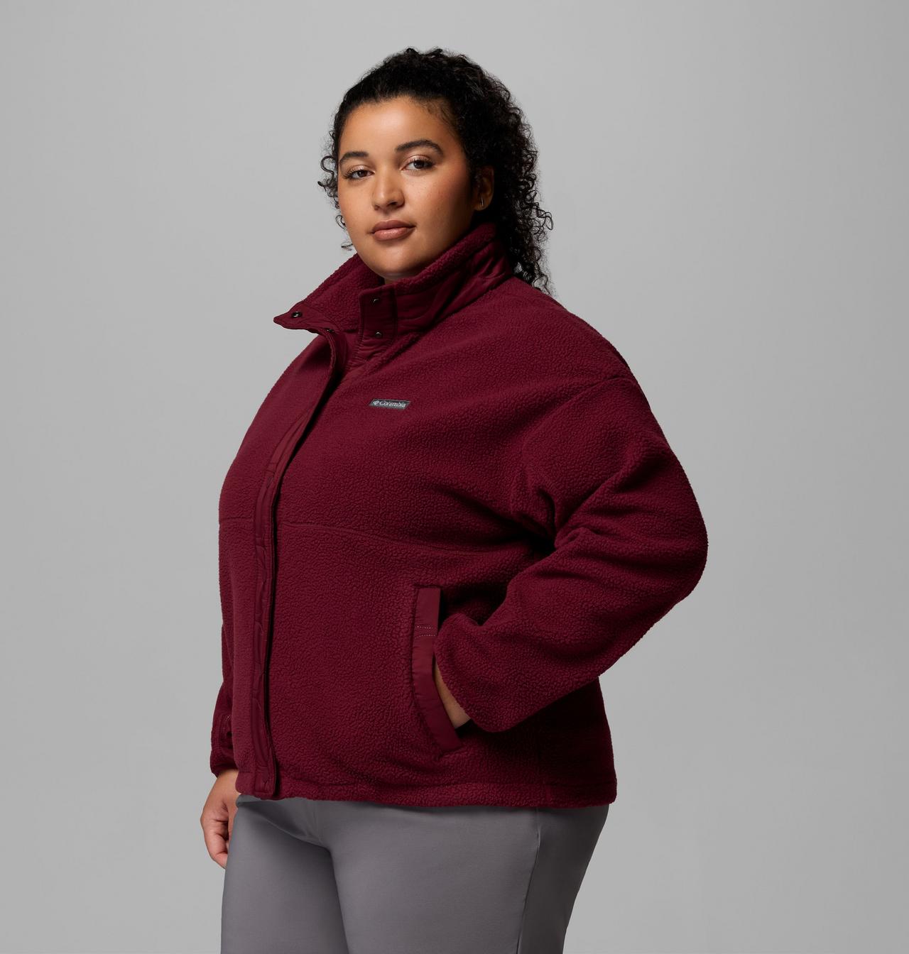 Women's Cloud Point™ Snap Fleece Jacket - Plus Size 4