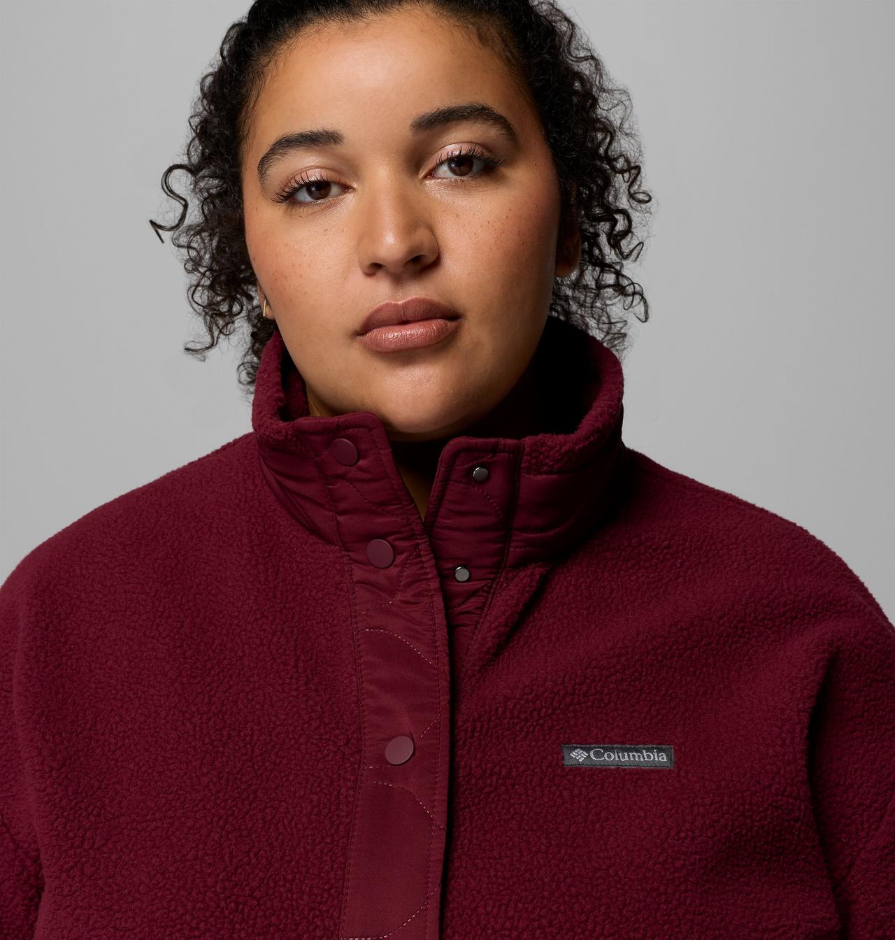 Women's Cloud Point™ Snap Fleece Jacket - Plus Size 6