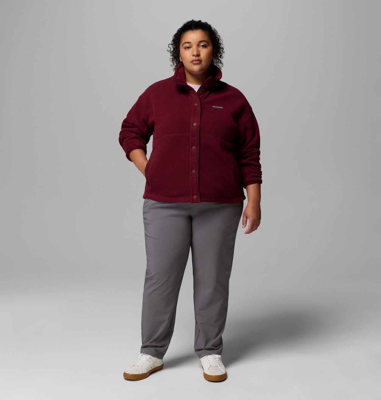Women's Cloud Point™ Snap Fleece Jacket - Plus Size 2