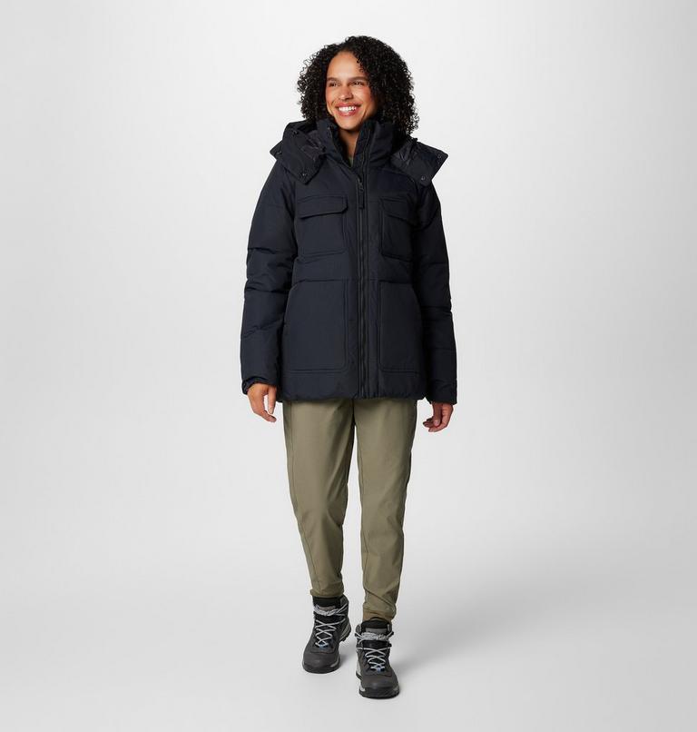 Women's Longhorn Ridge Puffer Jacket, Color: Black, image 3