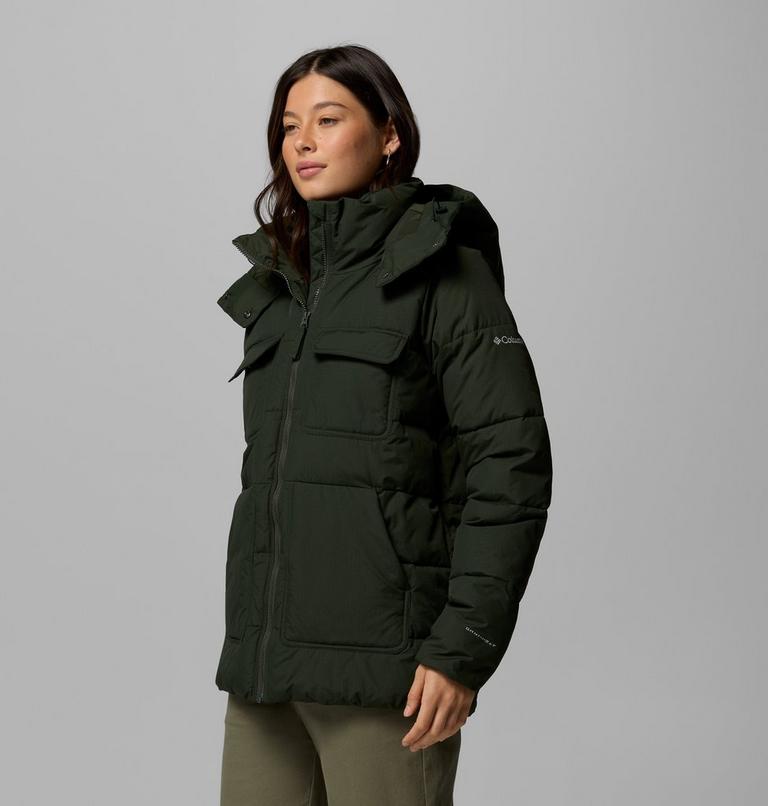 Women's Longhorn Ridge Puffer Jacket, Color: Greenscape, image 4