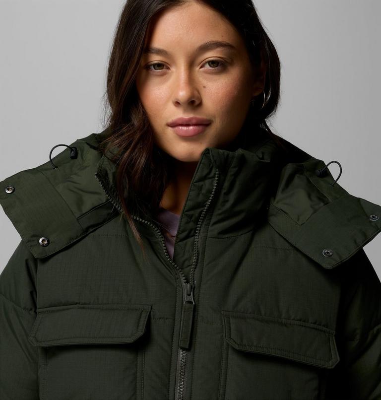 Women's Longhorn Ridge Puffer Jacket, Color: Greenscape, image 8