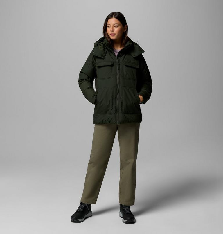 Women's Longhorn Ridge Puffer Jacket, Color: Greenscape, image 2