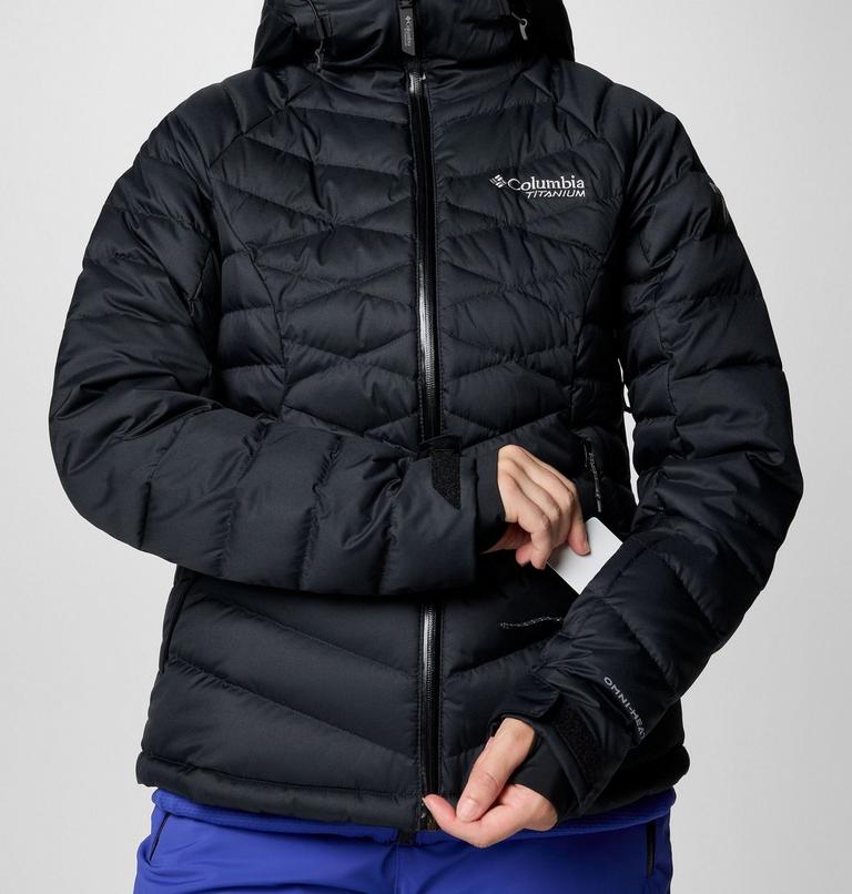Chaqueta de esquí impermeable de plumón Roaring Fork II para mujer, Color: Black, image 12