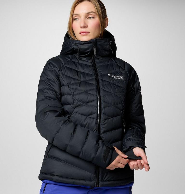 Chaqueta de esquí impermeable de plumón Roaring Fork II para mujer, Color: Black, image 13