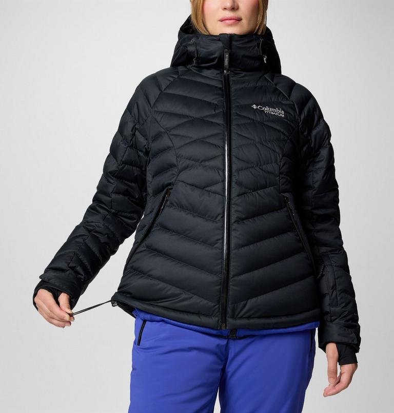 Chaqueta de esquí impermeable de plumón Roaring Fork II para mujer, Color: Black, image 14