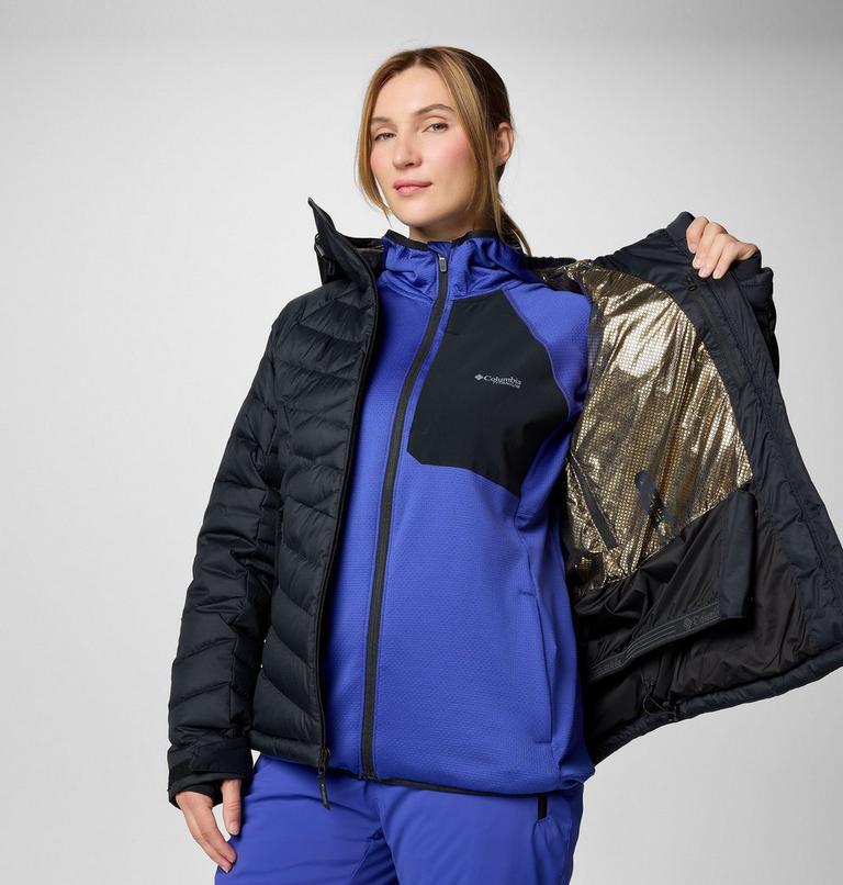 Chaqueta de esquí impermeable de plumón Roaring Fork II para mujer, Color: Black, image 7