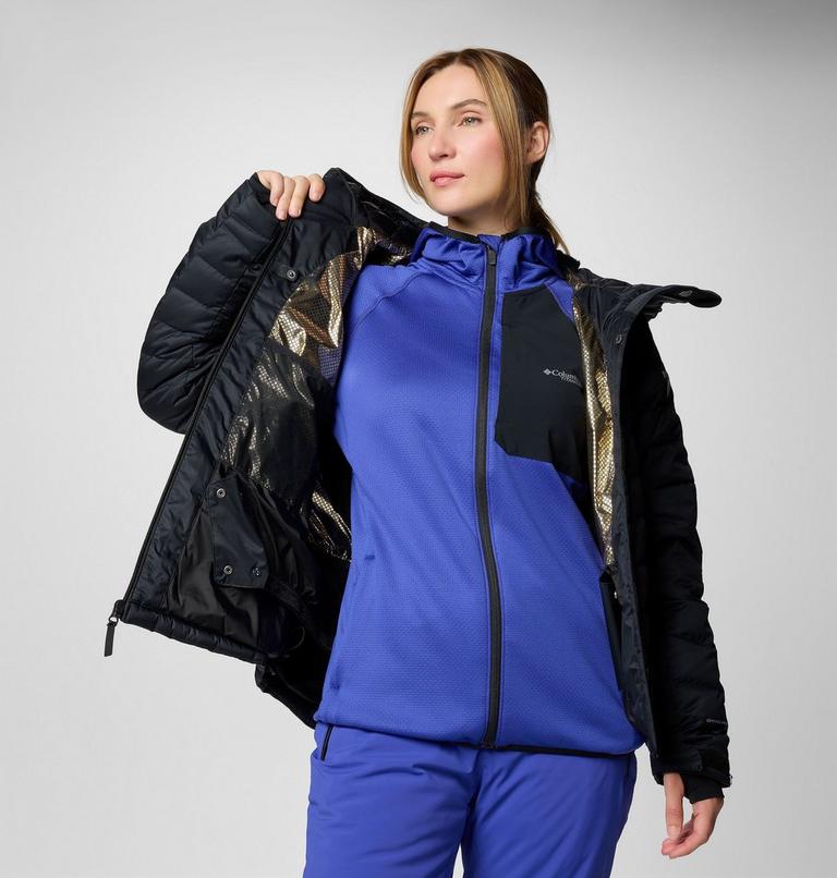 Chaqueta de esquí impermeable de plumón Roaring Fork II para mujer, Color: Black, image 11