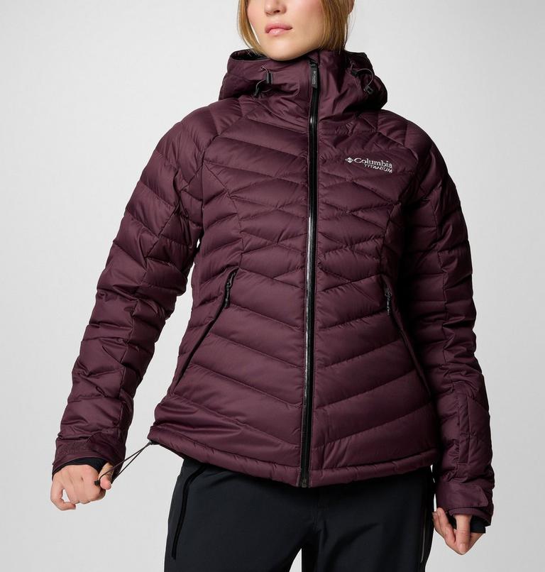 Chaqueta de esquí impermeable de plumón Roaring Fork II para mujer, Color: Moonvista, image 13