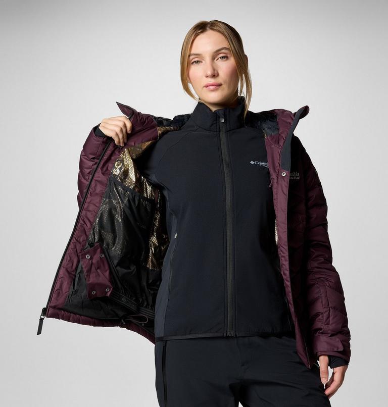 Chaqueta de esquí impermeable de plumón Roaring Fork II para mujer, Color: Moonvista, image 14