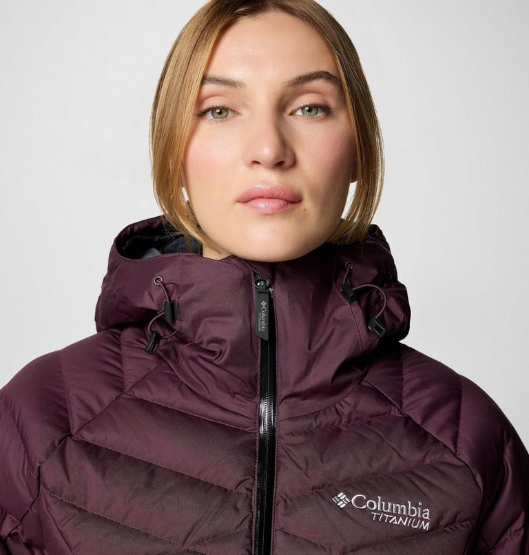 Chaqueta de esquí impermeable de plumón Roaring Fork II para mujer, Color: Moonvista, image 5