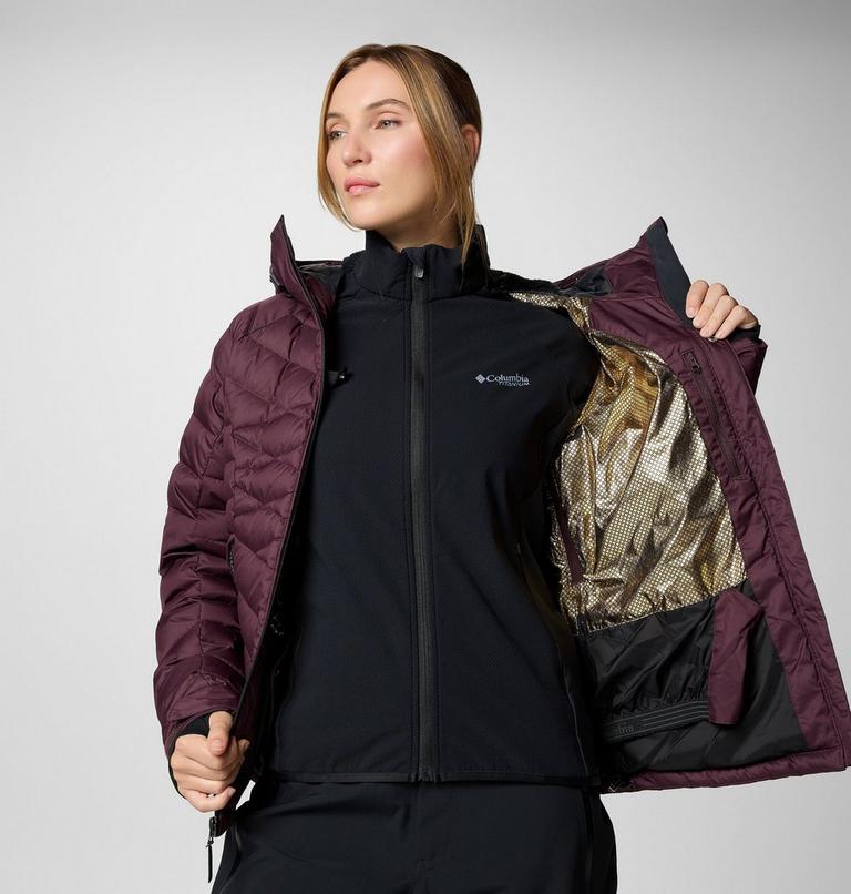 Chaqueta de esquí impermeable de plumón Roaring Fork II para mujer, Color: Moonvista, image 7