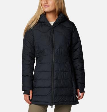 Women's Crown Point II Hooded Puffer Jacket, Color: Black, image 5