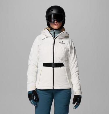 Women's Cirque Bowl Insulated Waterproof Ski Jacket, Color: Sea Salt, image 5