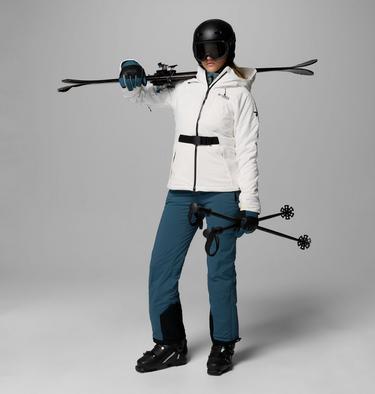 Women's Cirque Bowl Insulated Waterproof Ski Jacket, Color: Sea Salt, image 6