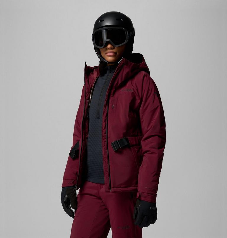 Women's Cirque Bowl Insulated Waterproof Ski Jacket, Color: Rich Wine, image 15